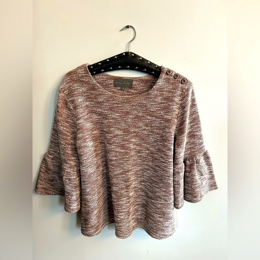 Anthropologie Sunday in Brooklyn knit sweater! ✌️